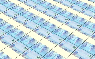 Fototapeta na wymiar Libyan dinar bills stacked background. 3D illustration.