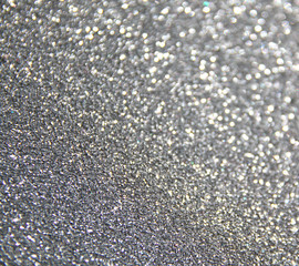 glitter vintage lights background. silver and white