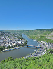 der bekannte Weinort Bernkastel-Kues an der Mosel,Rheinland-Pfalz,Deutschland