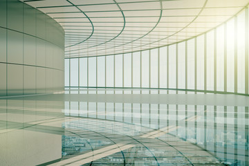 Transparent glass interior