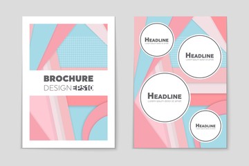 Fototapeta premium Abstract vector layout background for web and mobile app, art template design, list, page, mockup brochure theme style, banner, idea, cover, booklet, print, flyer, book, blank, card, ad, sign, sheet.
