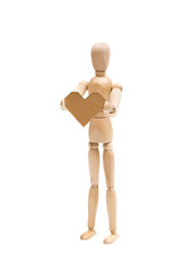 man on the white background