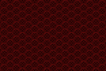 Circular speaker grille