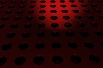 Circular speaker grille
