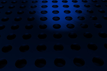 Circular speaker grille