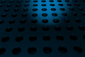 Circular speaker grille