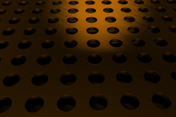 Circular speaker grille