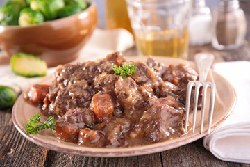 meat stew and carrot