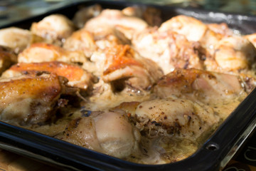 The meat from the oven 3