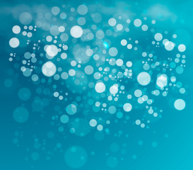 Winter background with snowflakes