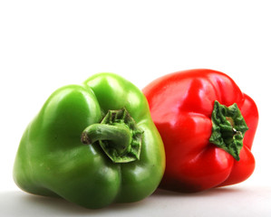 Pepper isolated on white background