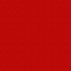 Red Chinese background pattern for new years celebrations vector seamless