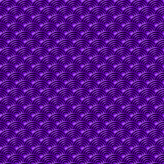 Chinese violet seamless pattern dragon fish scales simple seamless pattern Nature background with japanese wave circle pattern vector
