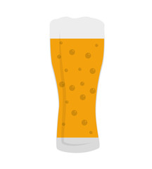 beer glass isolated icon vector illustration design