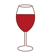 wine cup isolated icon vector illustration design