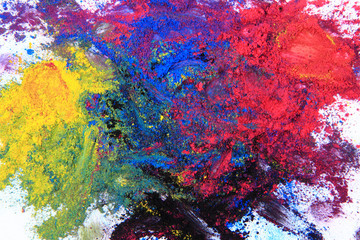 cmyk toner powder (cyan, magenta, yellow, black)