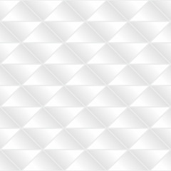 Fototapeta premium White geometric seamless background