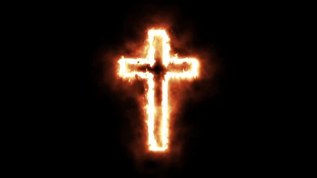 Burning Cross - Cross Burning in Flames