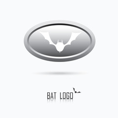 Halloween bat logo