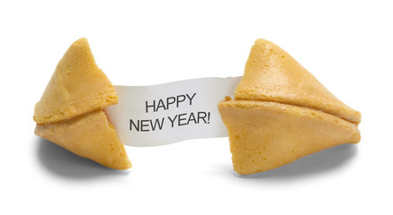 Happy New Year Fortune Cookie