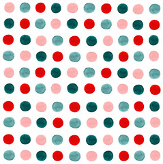 Abstract water color circle handpaint