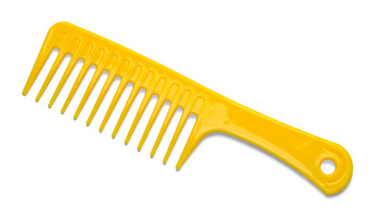 Yellow Plastic Comb