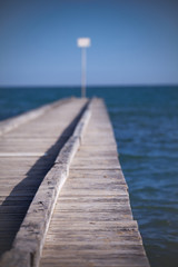 Obraz premium view on sea pier
