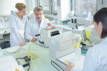 Obraz premium Laboratory workers