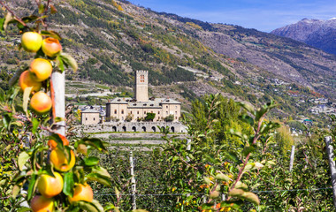 Traditional Italy - castles and gardens of Valle d'Aosta - Sarre