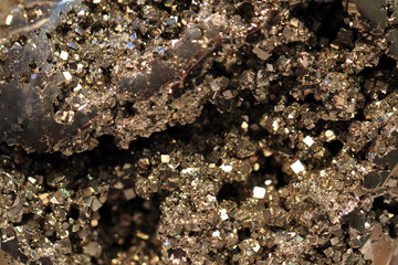 pyrite mineral background