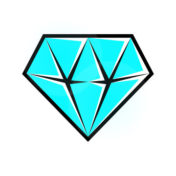 Bright diamond icon
