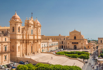 Fototapeta Noto Cathedral is a Roman Catholic cathedral in Noto in Sicily obraz