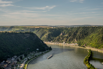 Fototapeta na wymiar Lorelei rock on the Rhine river