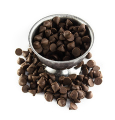 chocolate chip leak from silver cup