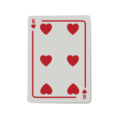 casino heart cards poker icon over white background.  gambling games design. vector illustration
