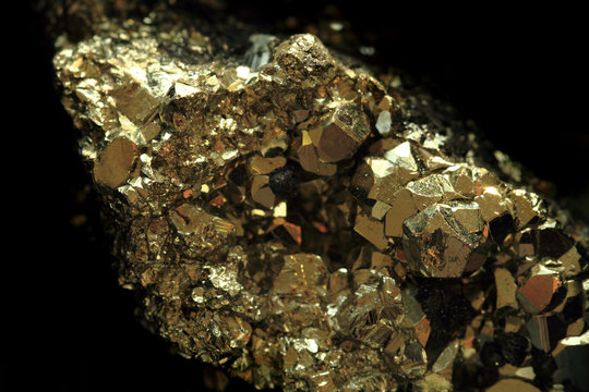 pyrite mineral background