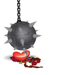 Tattoo. Pendulum big shock to the heart. Blood flow map