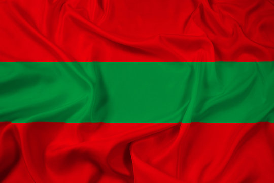 Waving Flag of Ambato, Ecuador