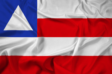 Waving Flag of Bahia State, Brazil