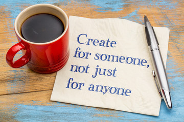 Create for someone