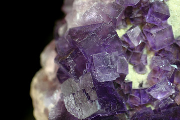 violet fluorite cubes