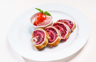 cherry strudel