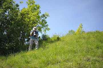 photographe prises de vues vers le sol