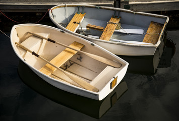 boats on the lake