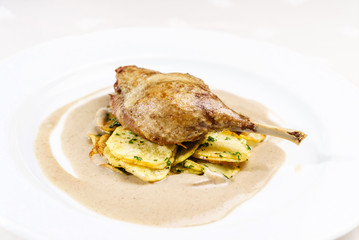 duck with vegetables