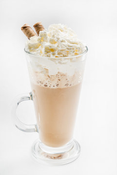 coffee with whipped cream