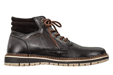 A single new of boot, isolated on white background