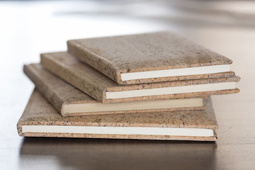 notebooks game with cork caps