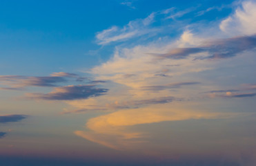 landscape with dramatic light