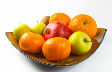 Assortment of exotic fruits